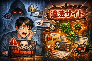 違法サイトは見るだけで危険？ウイルス感染のリスクを解説