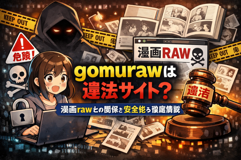 gomurawは違法サイト？漫画rawとの関係と安全性を徹底解説