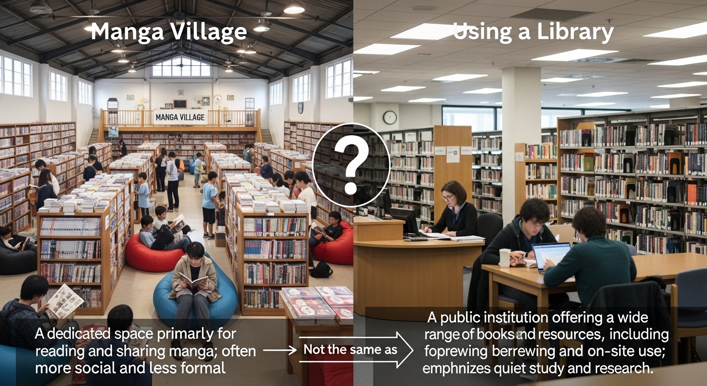 漫画村と図書館利用は同じ?違いと正しい考え方を解説